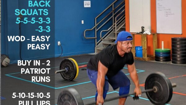 Mon. 10/26/20 Back Squats – 5-5-5-3-3-3-3 Wod – Easy Peasy For Time Buy In…