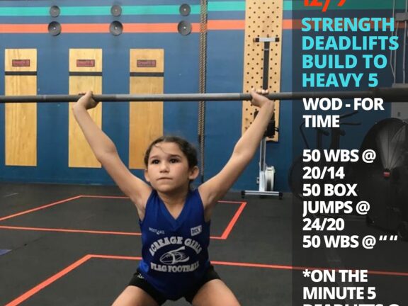 Hump Day Wed. 12/09/20 Strength – Deadlifts – Build To Heavy 5 Wod -…