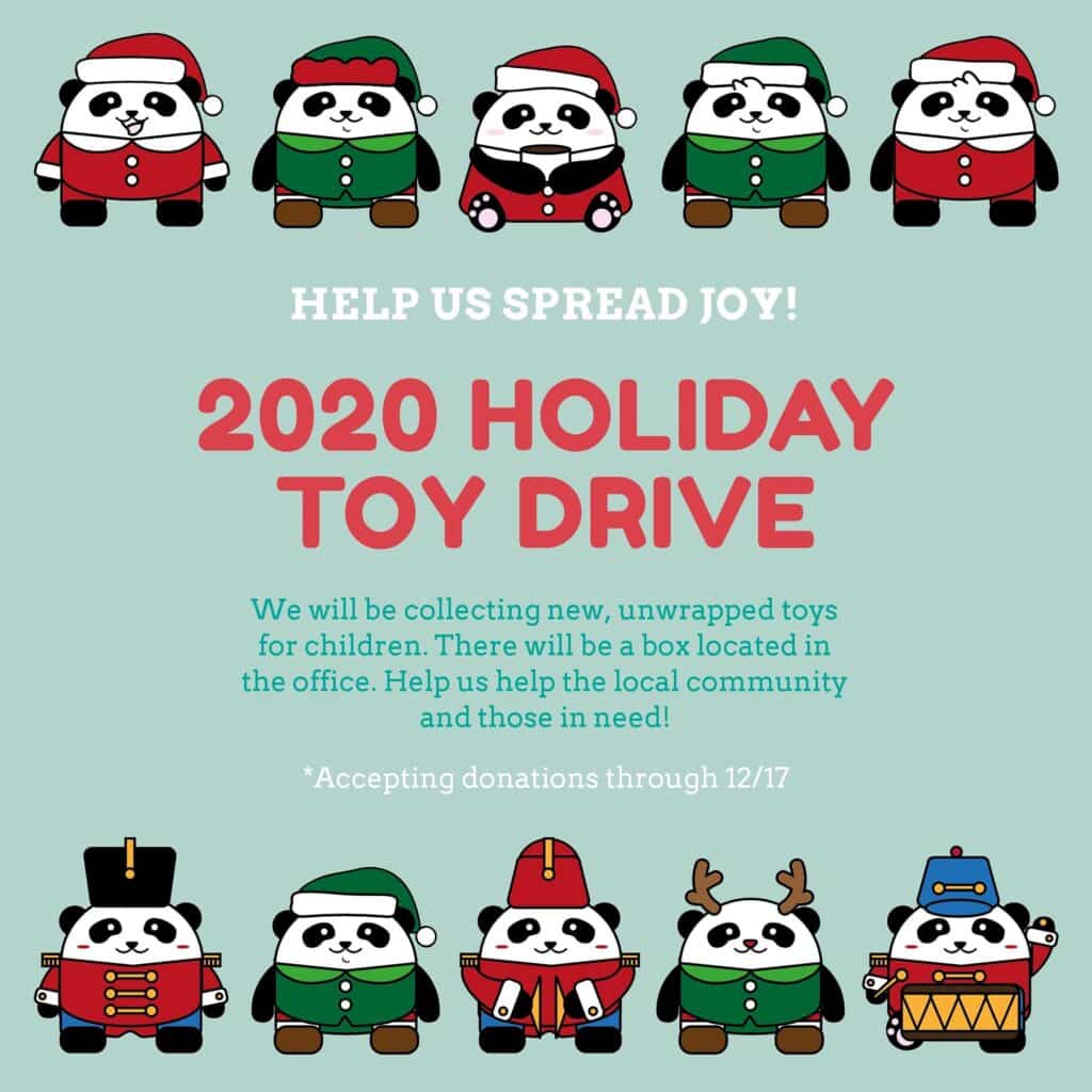 This holiday season help us spread kindness and joy by donating unwrapped children’s toys…