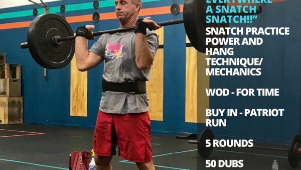 Wed. 12/16/20 “Here a Snatch, There a Snatch, Everywhere a Snatch Snatch!!”  Snatch Practice… - The Best CrossFit Gym in West Palm Beach, FL CrossFit iQ