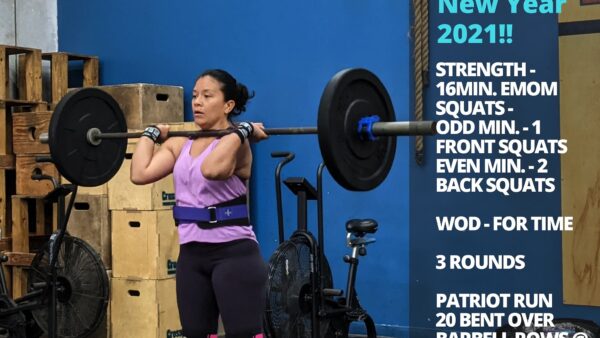 Mon. 01/04/21 Happy New Year 2021!! Strength – 16min. EMOM Squats – Odd Min.…