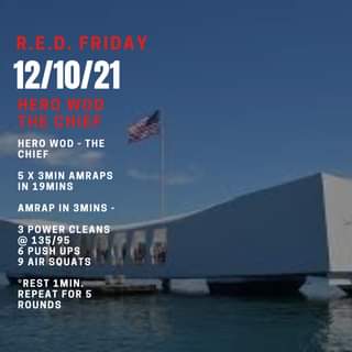 R.E.D. Friday – 12/10/21