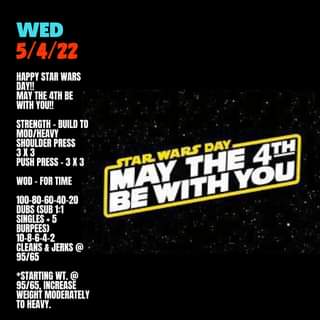 Wednesday 05/04/22