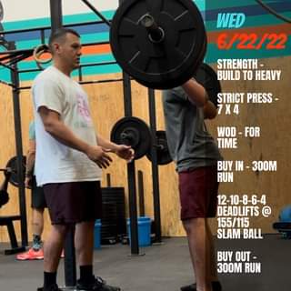 Wednesday 06/22/22